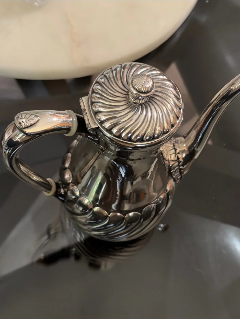Antique Wilcox Silver Plate Tea Coffee pot